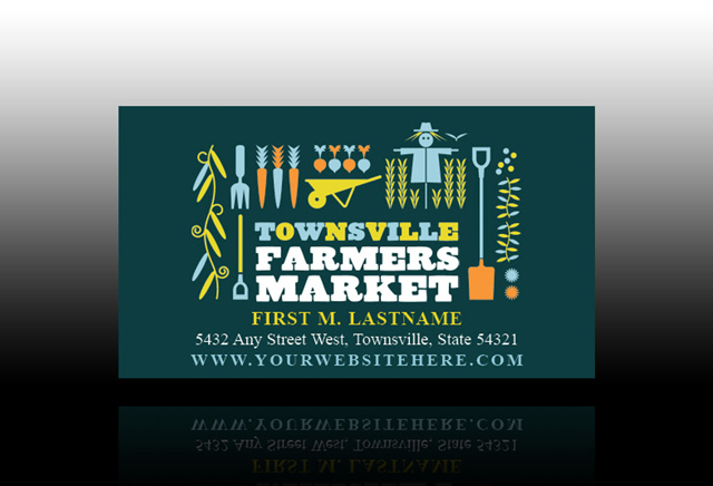 country-market-and-fresh-produce-business card-template